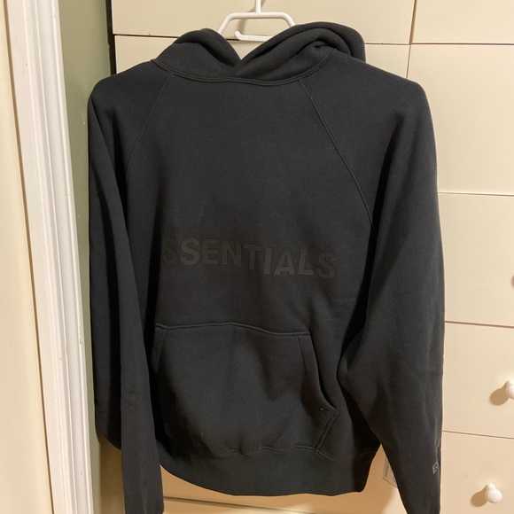 Essentials by Fear of God black fleece hoodie - Picture 1 of 4